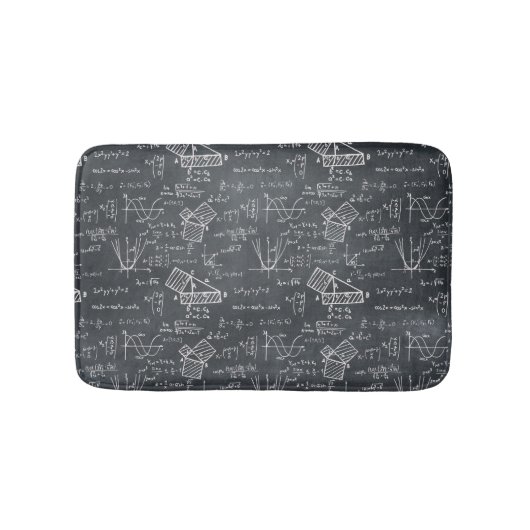 School Wiskunde Teacher Gift Nerdy Algebra Badmat (Voorkant)