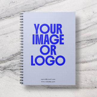 School Zakelijk Logo Foto Periwinkle Blauw Notitieboek