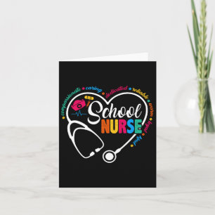 School Zuster Love Heart Nurse Life Kaart
