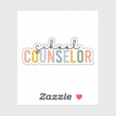 Schooladviseur, cadeau voor schooladviseur sticker (Vel)