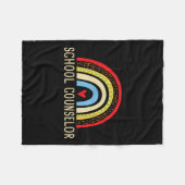 Schooladviseur - Elementaire begeleiding Fleece Deken (Voorkant (Horizontaal))