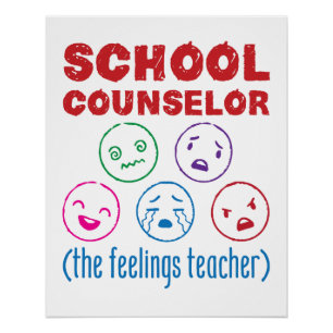 Schooladviseur (Feelings-leraar) Perfect Poster