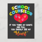 Schooladviseur Full Heart Appreciation Cadeauidee Briefkaart (Voorkant)