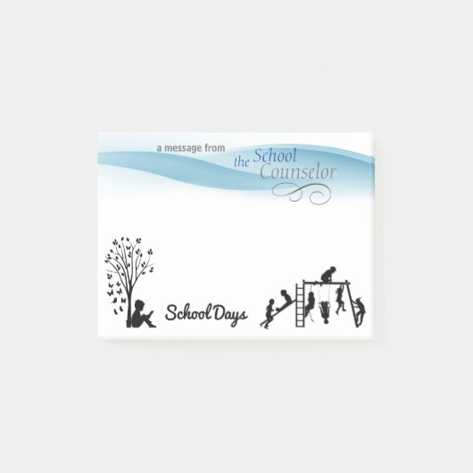 Schooladviseur Schooldagen Sticky Notes (Voorkant)