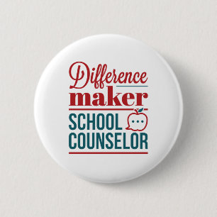 Schooladviseur Verschillende maker Ronde Button 5,7 Cm