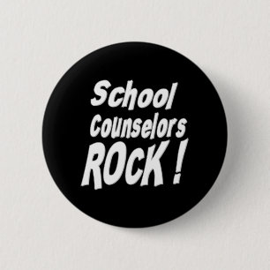 Schooladviseurs Rock! Knoop Ronde Button 5,7 Cm