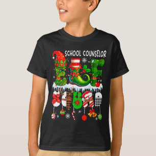 Schoolbegeleider Elfenteam Kerst Kleurrijke Elfenh T-shirt