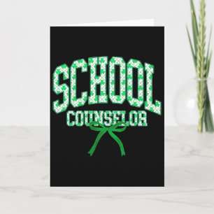 Schoolbegeleider St Patrick's Day Coquette Strik Kaart