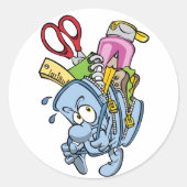 Schoolbenodigdheden Stickers (Voorkant)