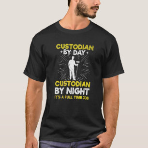 Schoolbewaarder Grafiek Citaat voor Scholen c T-shirt