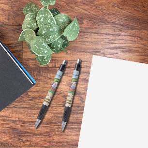 Schoolbibliothecair gepersonaliseerde pinguïn pen