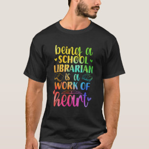 Schoolbibliotheekwerk T-shirt