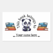 Schoolboek Naam Sticker (Voorkant)