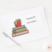Schoolboeken eigendom van Sticker (Envelop)