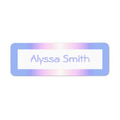 Schoolboeknaam Classroom Labels Rainbow Ombre (Voorkant)