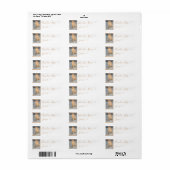 Schoolboeknaam Labels Pet Photo Template Cute (Full Sheet)