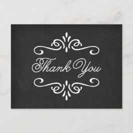 schoolbord | Afstuderen dank u Briefkaart