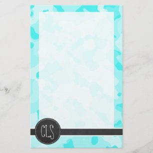  schoolbord; Celeste Camo; Camouflage Briefpapier