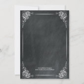 schoolbord repetitie diner Kaart (Achterkant)