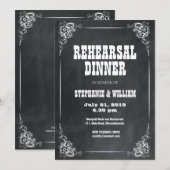  schoolbord repetitie diner Kaart (Voorkant / Achterkant)