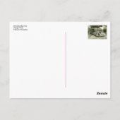 Schoolboy Bus Trip foto Briefkaart (Achterkant)