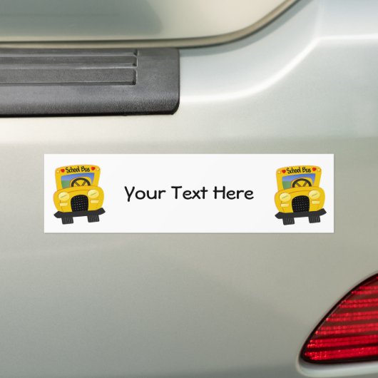 Schoolbus 2 () bumpersticker (Op auto)