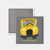 Schoolbus 2 () magneet (Voorkant / Achterkant)