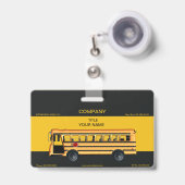 Schoolbus Badge (Voorkant met intrekbare clip)