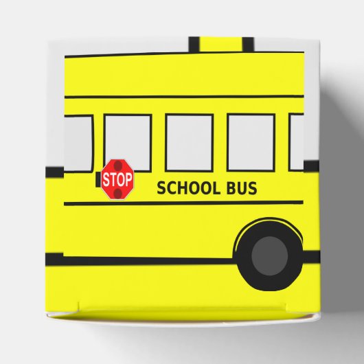 Schoolbus Bedankdoosjes (Bovenkant)