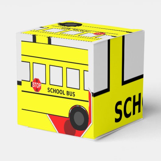 Schoolbus Bedankdoosjes (Achterkant)
