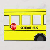 Schoolbus Briefkaart (Voorkant)