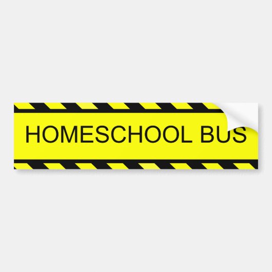 schoolbus bumpersticker (Voorkant)