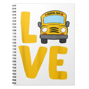 Schoolbus Busdriver Love School Notitieboek