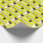 Schoolbus Cadeaupapier (Hoek)
