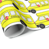 Schoolbus Cadeaupapier (Rol Hoek)