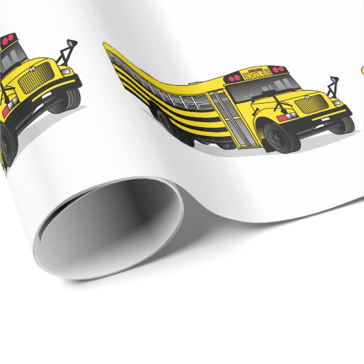 Schoolbus Cadeaupapier (Rol Hoek)