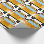 schoolbus cadeaupapier (Hoek)
