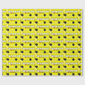 Schoolbus Cadeaupapier (Vlak)