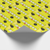 Schoolbus Cadeaupapier (Hoek)