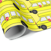 Schoolbus Cadeaupapier (Rol Hoek)
