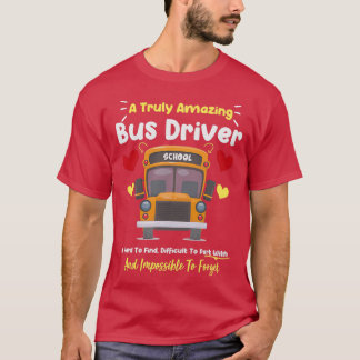 schoolbus dreiver 2 t-shirt