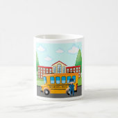 Schoolbus en -chauffeur koffiemok (Center)
