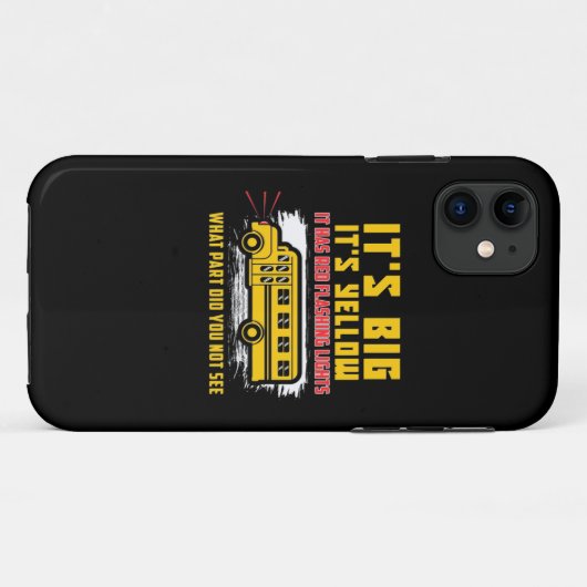 schoolbus het is groot Case-Mate iPhone case (Achterkant (horizontaal))
