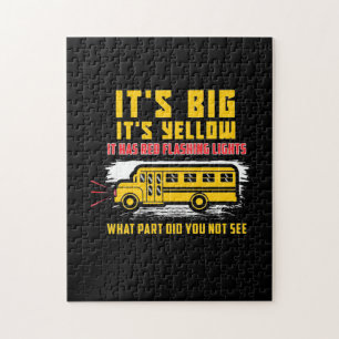 schoolbus het is groot legpuzzel