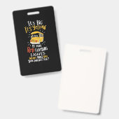 Schoolbus is groot en geel badge (Voor- en achterkant)