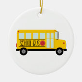 Schoolbus Keramisch Ornament (Voorkant)
