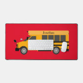 Schoolbus Kids Décor Desk Mats & Pads (Clavier et souris)