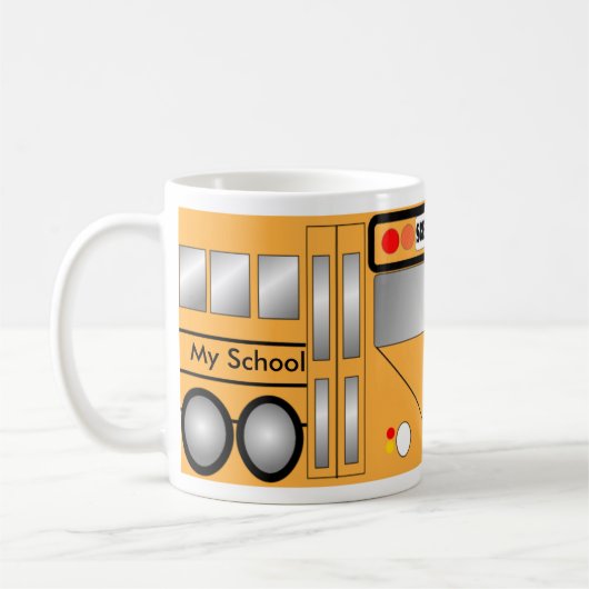 Schoolbus Koffiemok (Links)