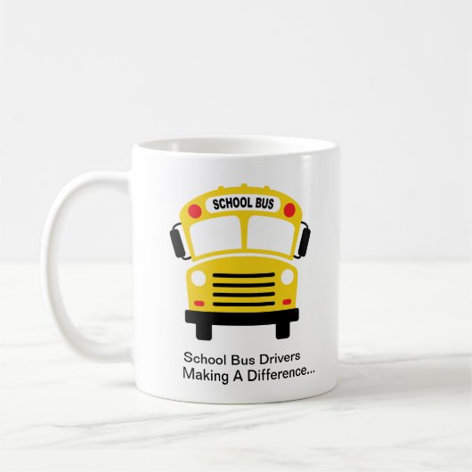 Schoolbus Koffiemok (Links)