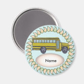Schoolbus-magneet Magneet (Voorkant / Achterkant)